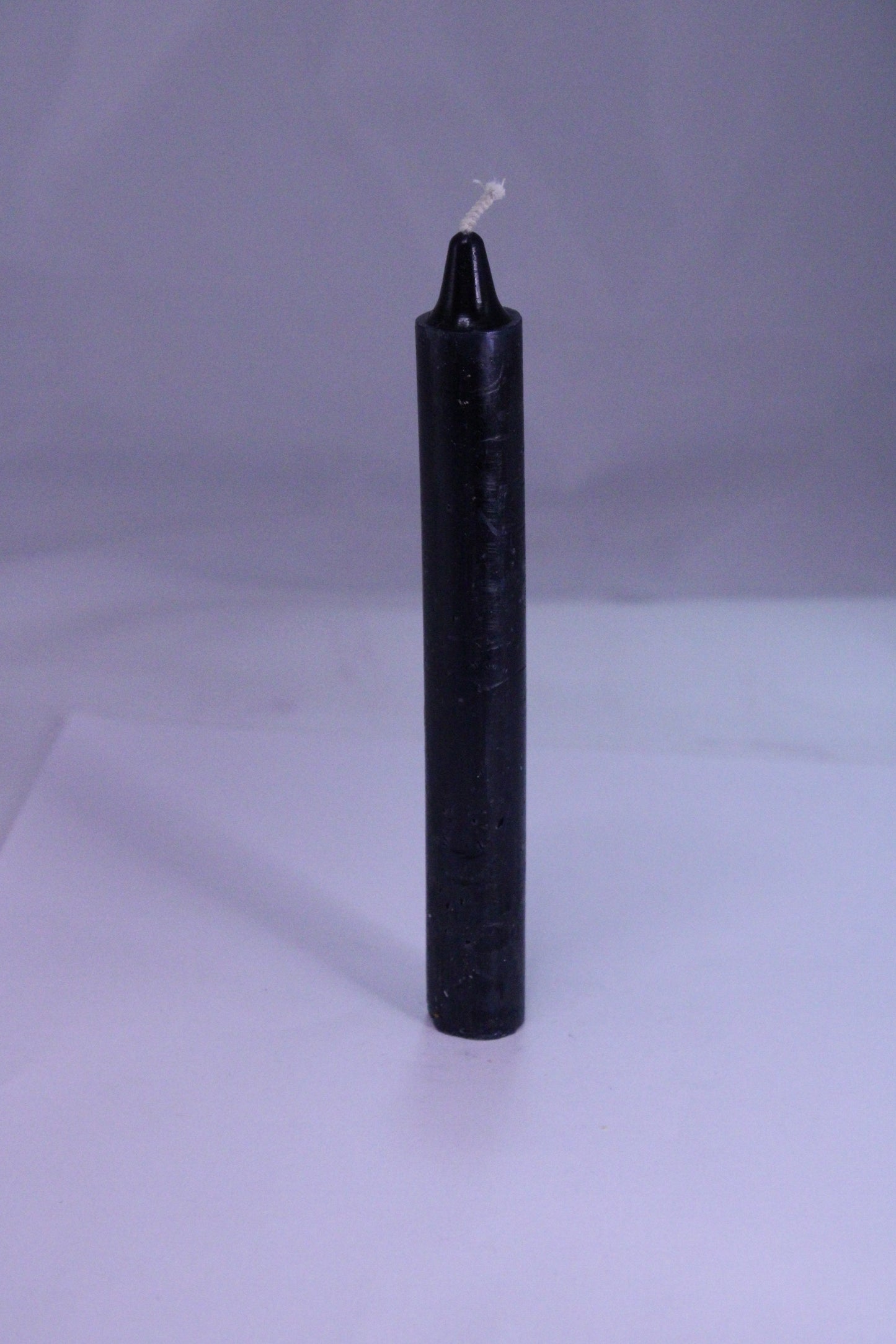 Black 6 Inch Taper Candle