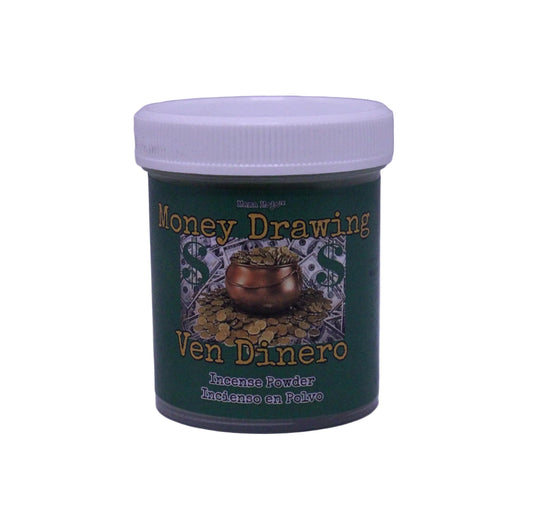 Money Drawing Incense Powder Jar