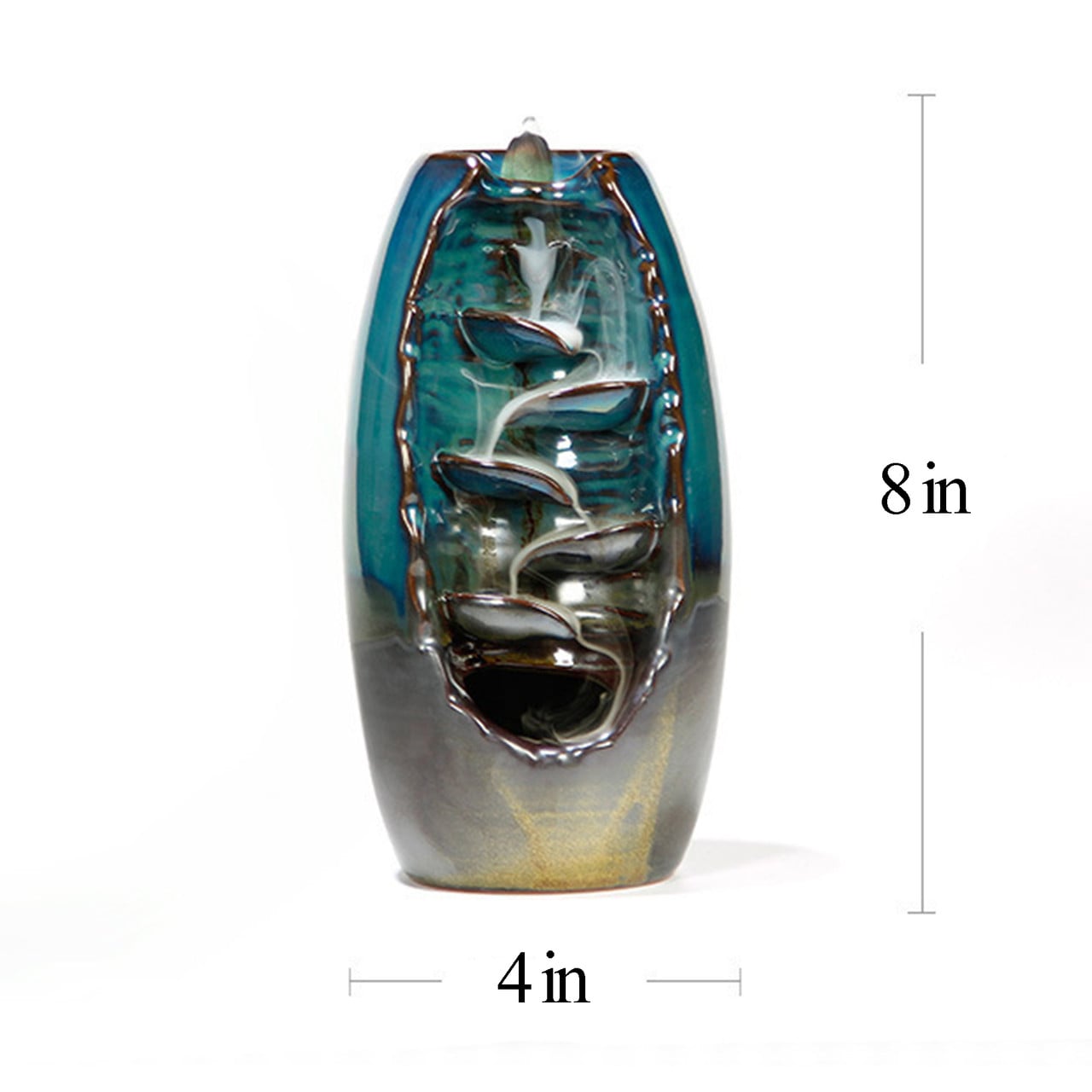 Serpent Falls Ceramic Backflow Burner