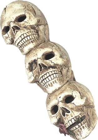 11" Skull Incense Burner Box