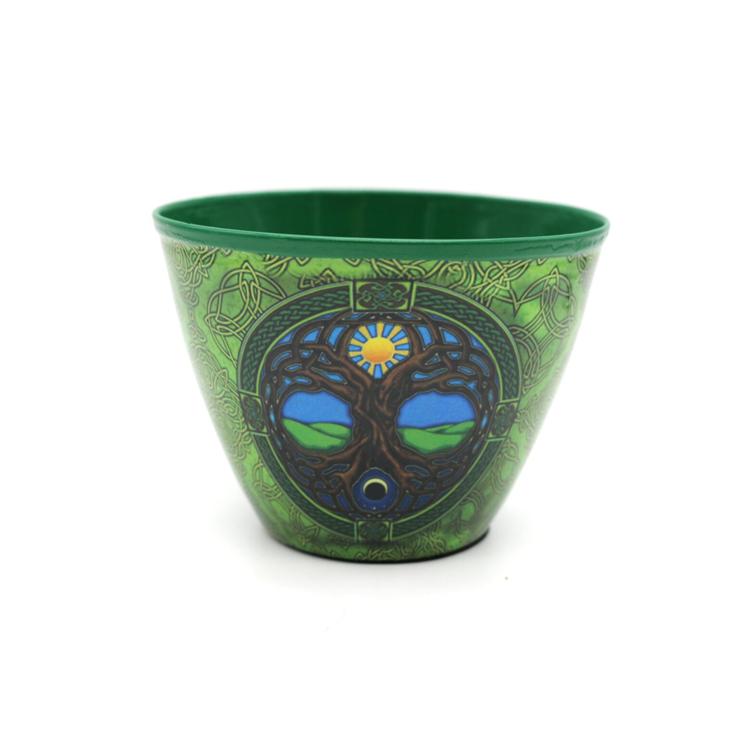 3" Tree Of Life Metal Smudge Bowl
