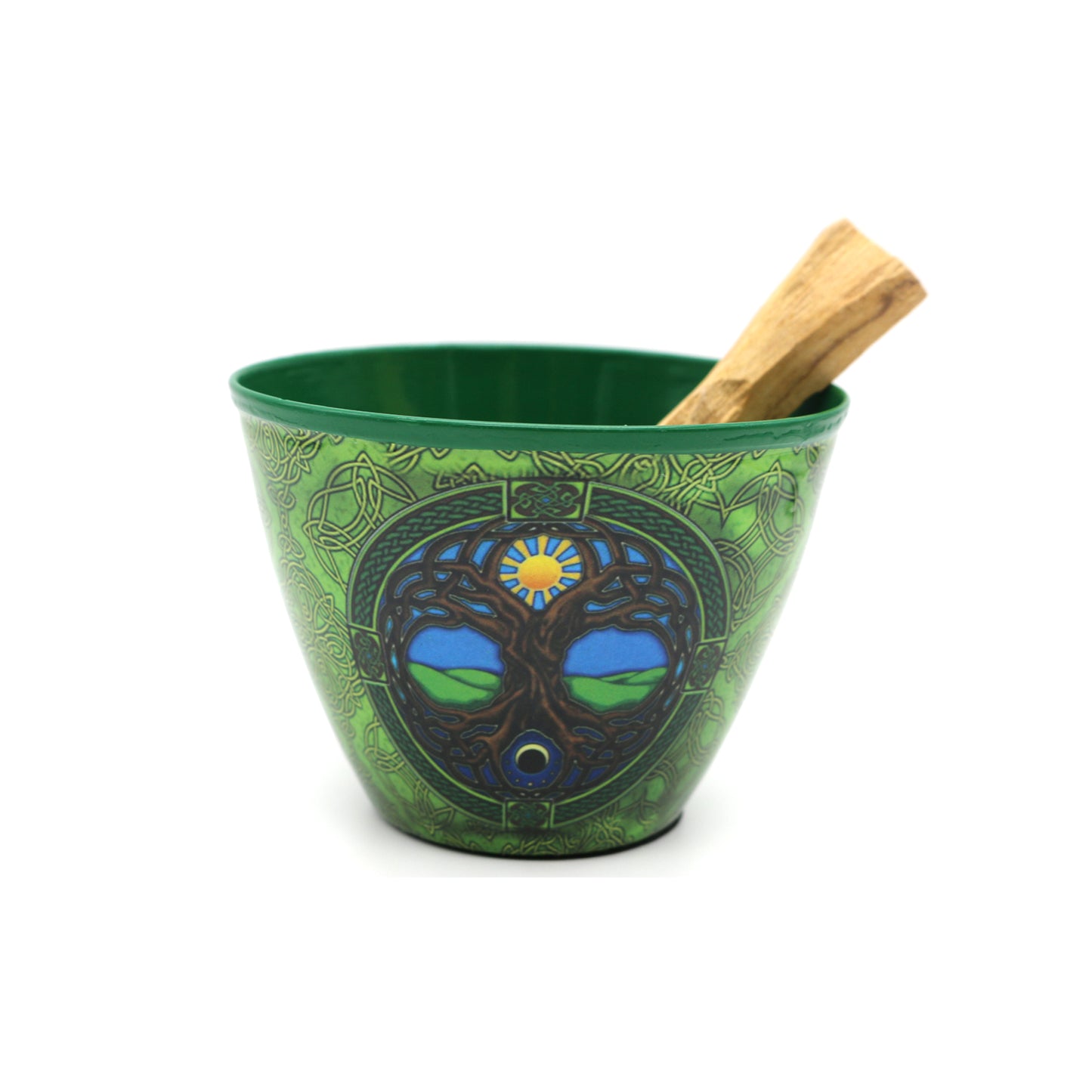 3" Tree Of Life Metal Smudge Bowl