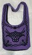 Cotton Celtic Raven's Knot Design Purple