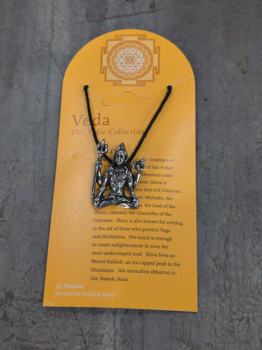 Veda / Vedic Collection Shiva Pewter Pendant
