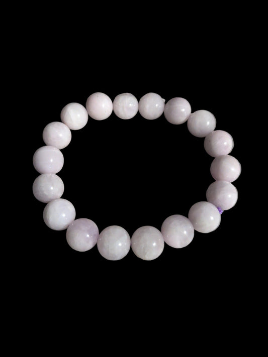 10mm round bead Bracelet Kunzite