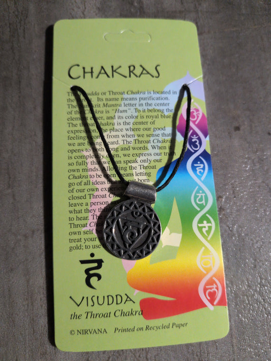 Chakras Collection Visudda / Throat Chakra Pewter Pendant