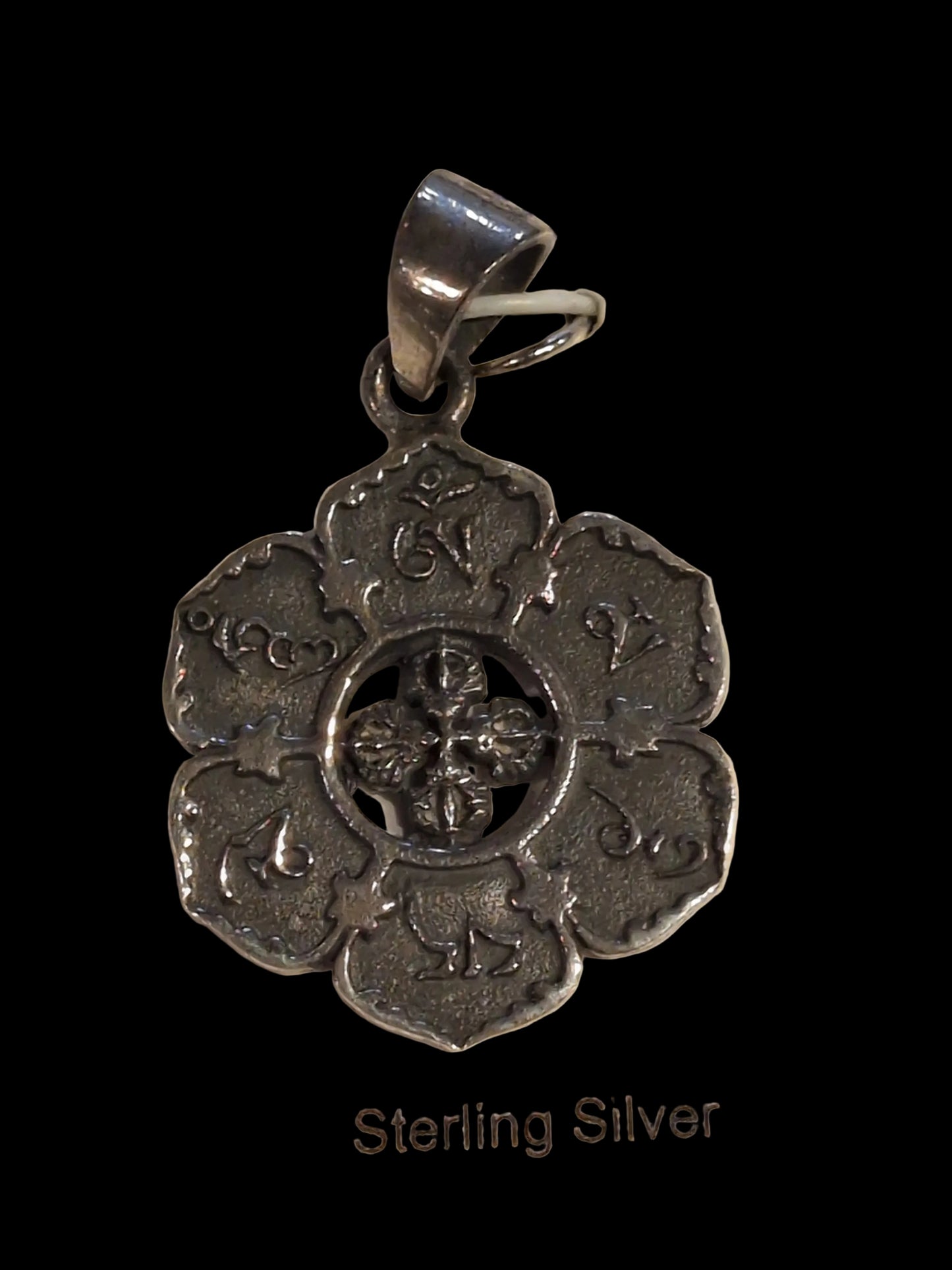 Eastern Wisdom Sterling Silver Pendant