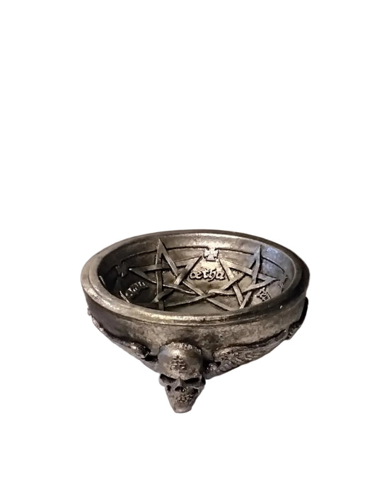 Skull And Pentacle Small Bowl