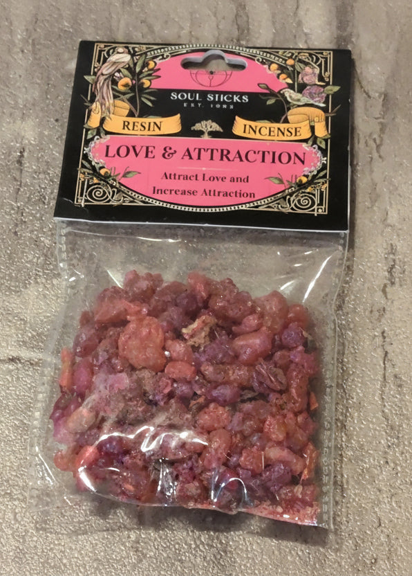 Soul Sticks Resin Incense Love and Attraction