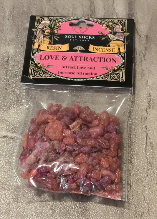 Soul Sticks Resin Incense Love and Attraction