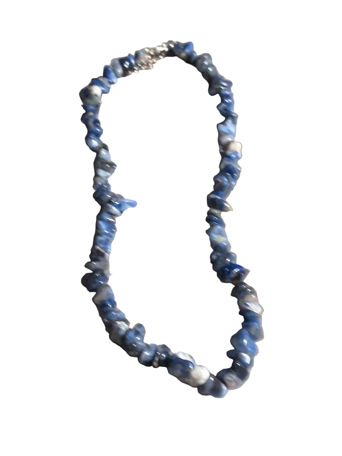 Gemstone Chips Choker- Sodalite