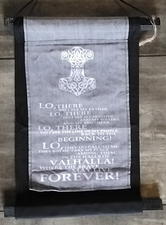 Norse Poetic Valhalla banner