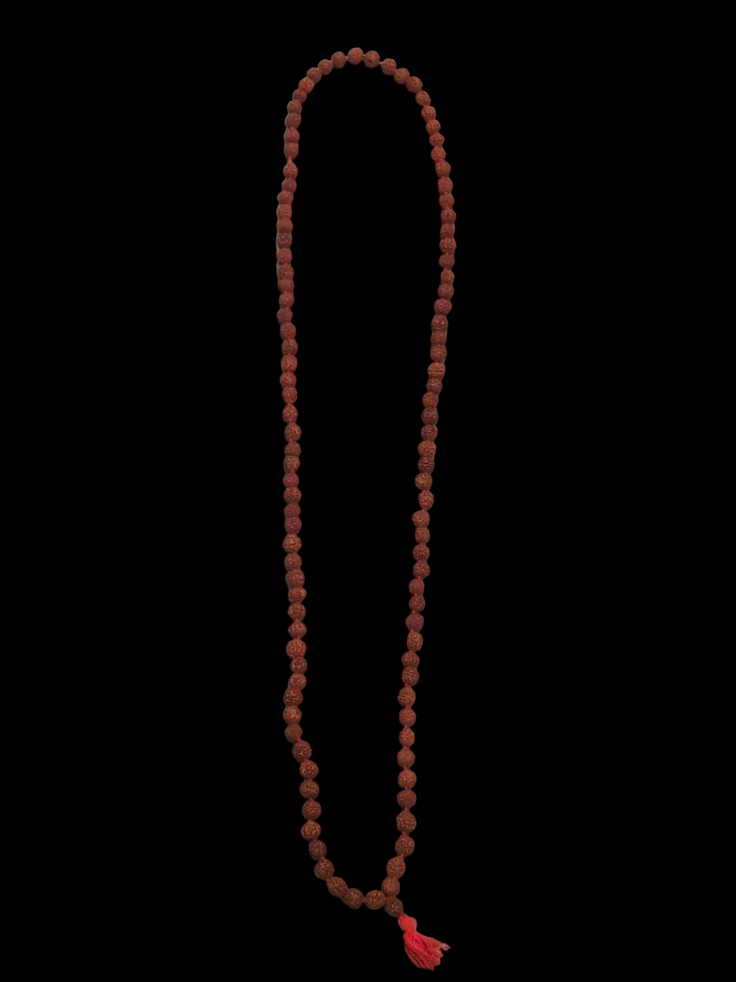 Red Rudrasksha Seed Mala