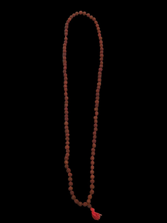 Red Rudrasksha Seed Mala