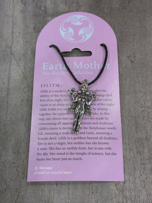 Earth Mother (Goddess Collection) Lilith Pewter Pendant