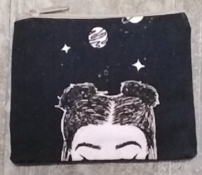 4" x 4.5" Zipper Bag Head in the Stars