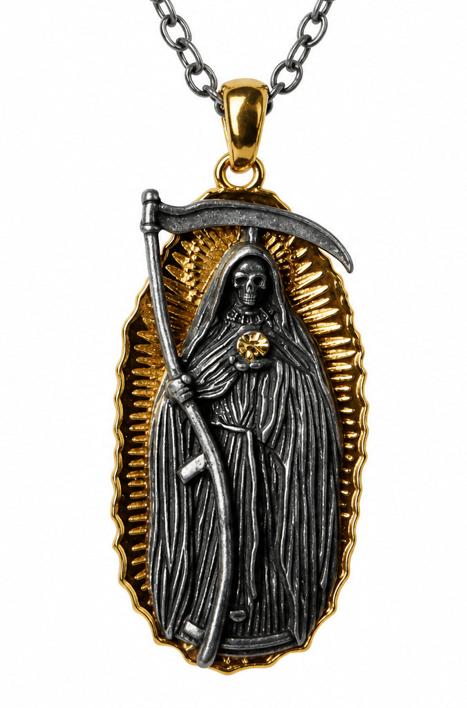 Santa Muerte Necklace - 12198