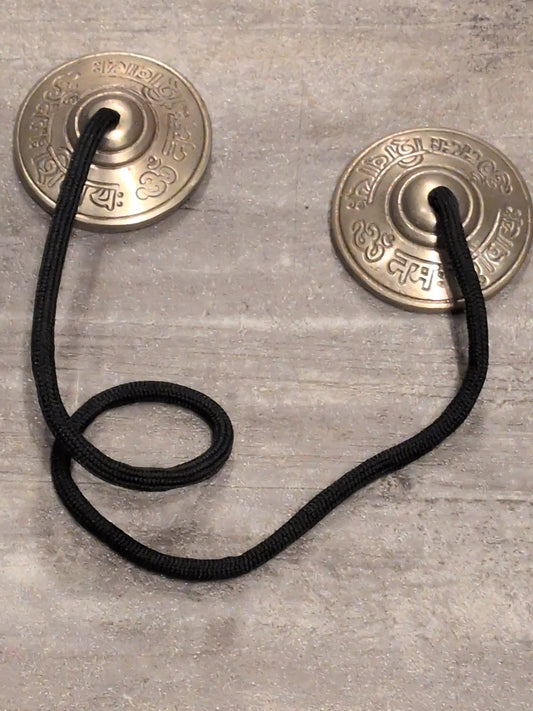 Brass Tingshas w/ Script