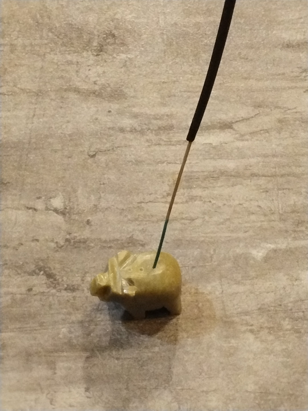 Stone Elephant Incense burner