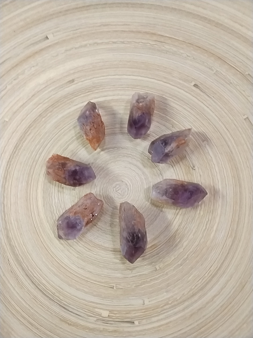Large Super 7 Crystal Point w/ Amethyst, Caoxenite, Smoky Quartz,  Lepidocrocite, and Rutile