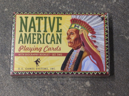 Native American Playing Cards w/ Biography Booklet*set two