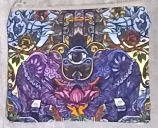 4" x 4.5" Zipper Bag Hansa & Elephants