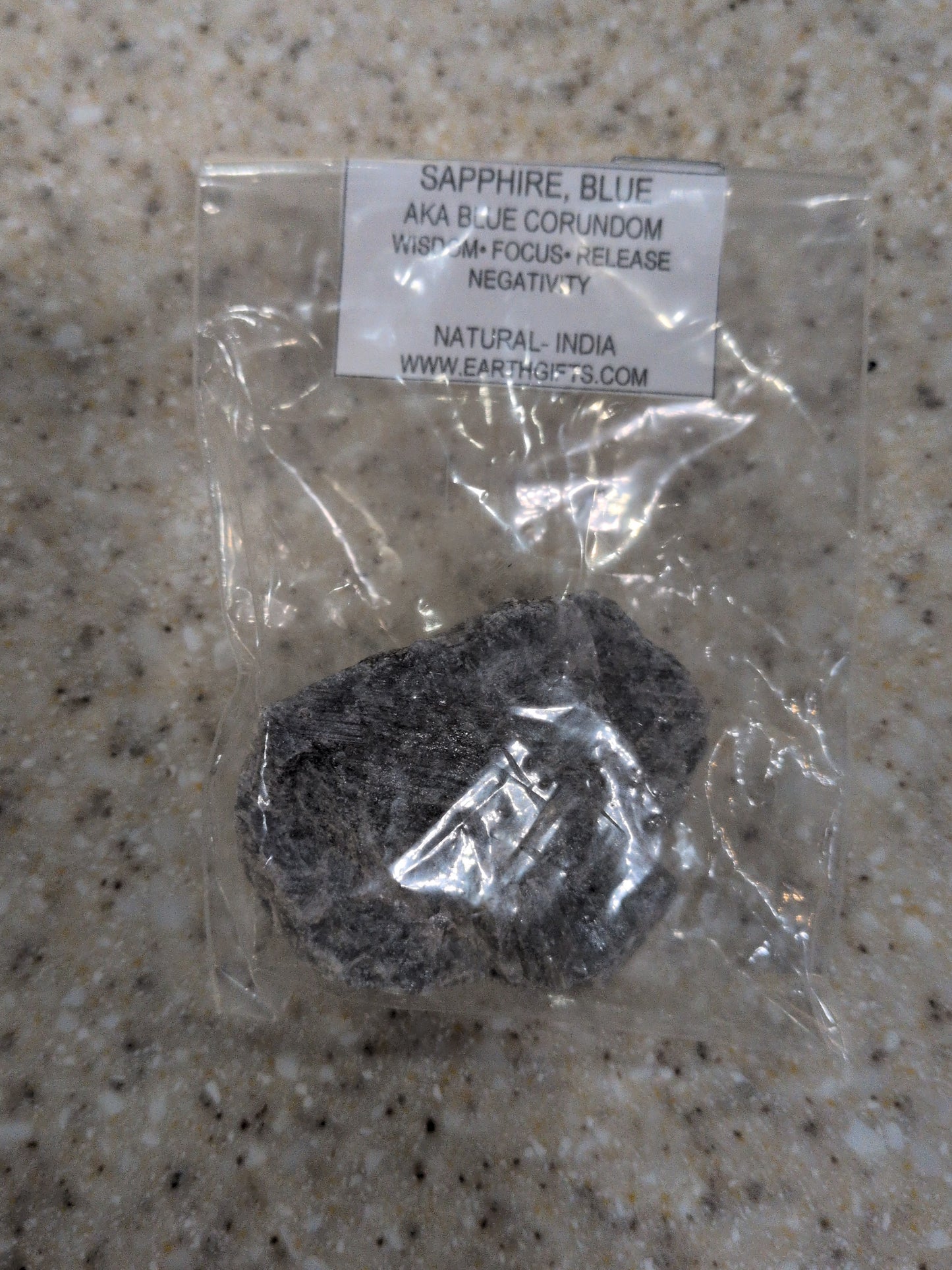 Blue sapphire (rough stone) Bagged