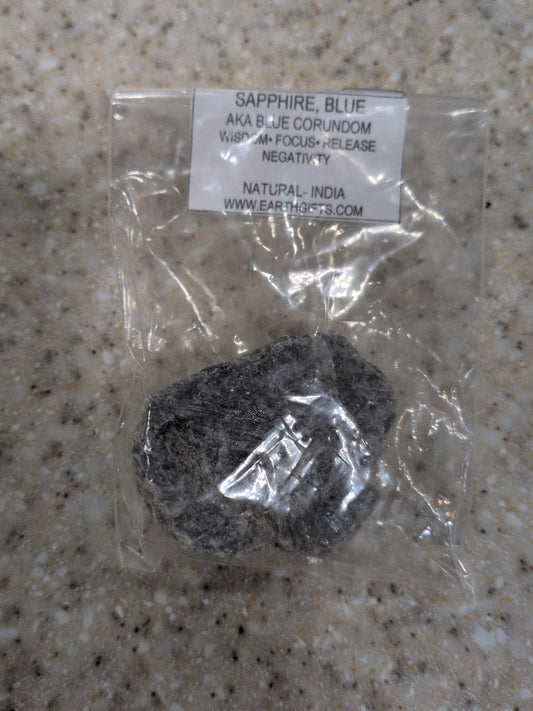 Blue sapphire (rough stone) Bagged