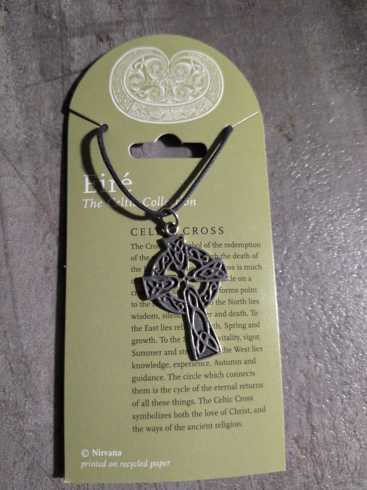 Eiré Celtic Collection Medium Celtic Cross Pewter Pendant