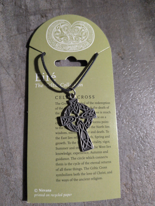 Eiré Celtic Collection Medium Celtic Cross Pewter Pendant