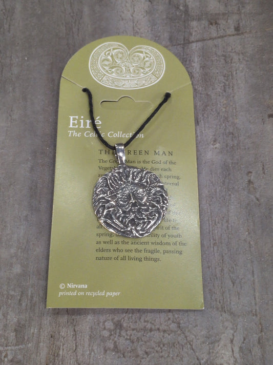Eiré Celtic Collection Green Man Pewter Amulet