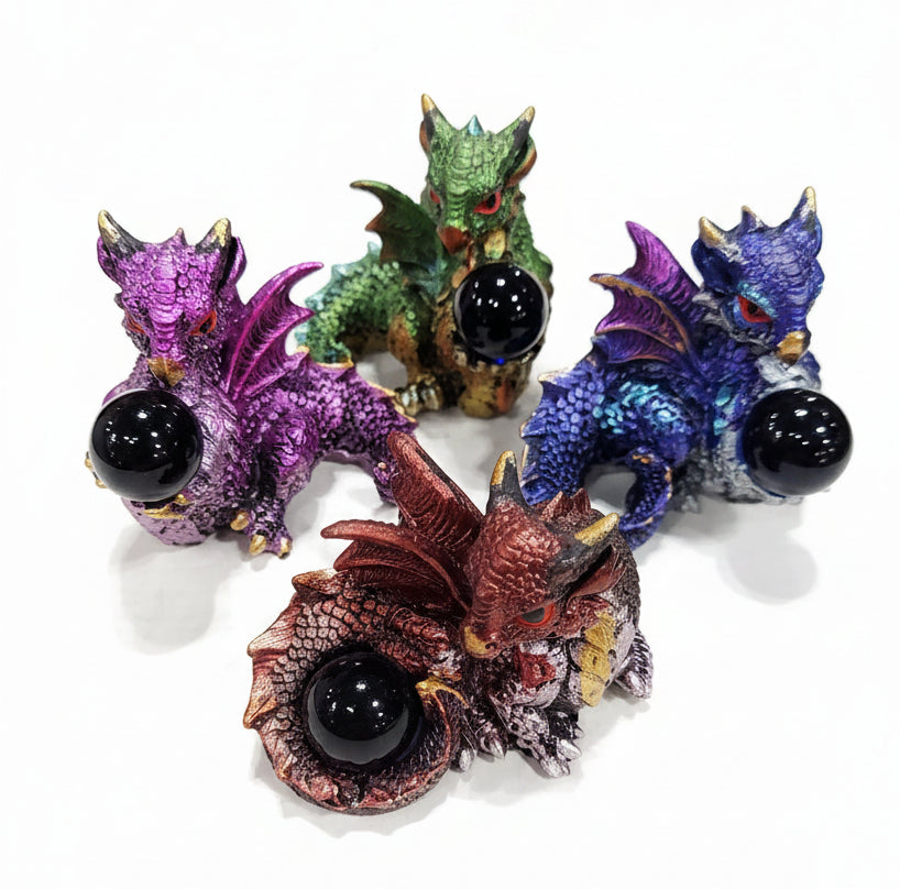 Assorted Mini Dragons w/Spear