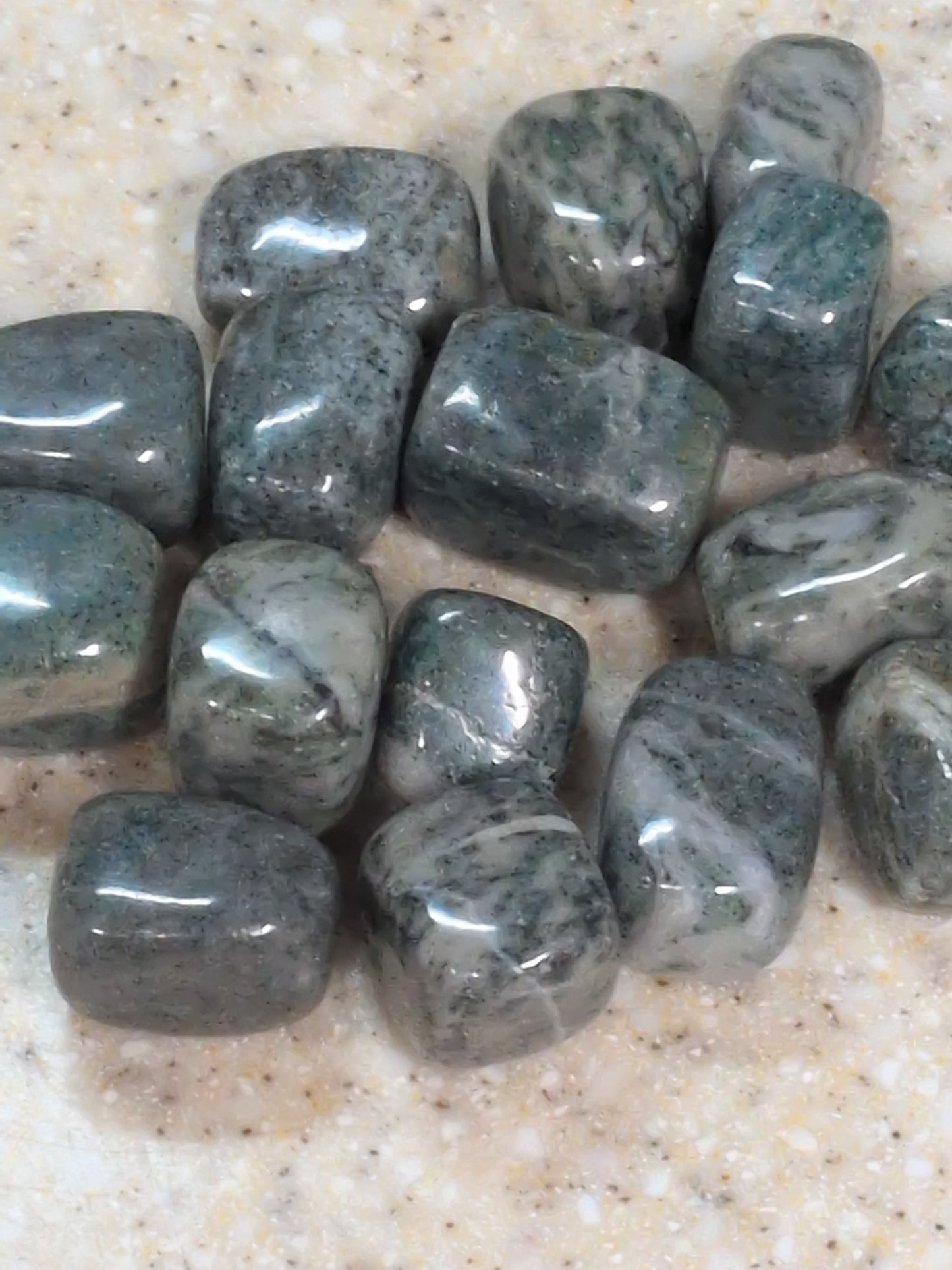 Green Jade Tumbled Stones