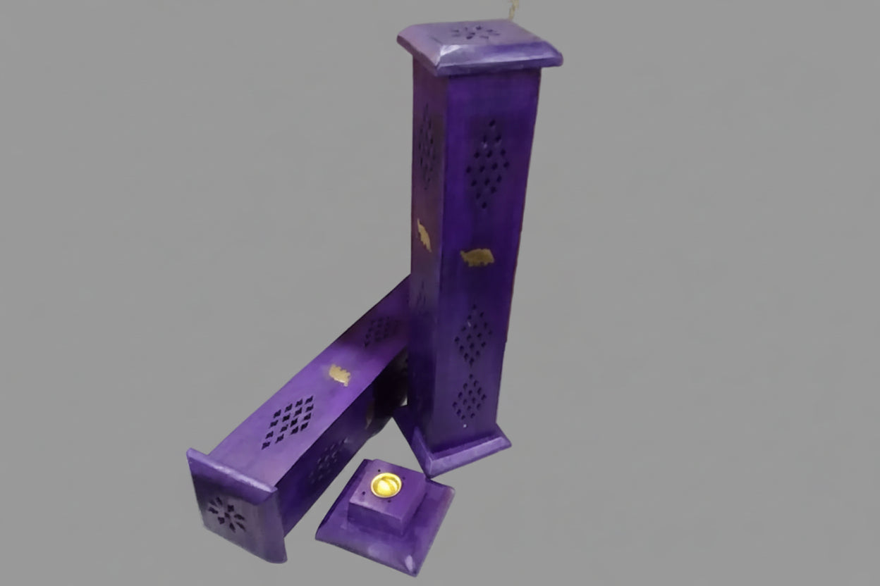 12" Incense Tower - Purple