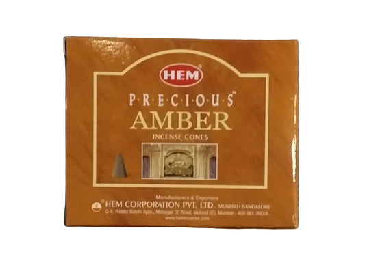 Hem Incense cones Amber 10 cones