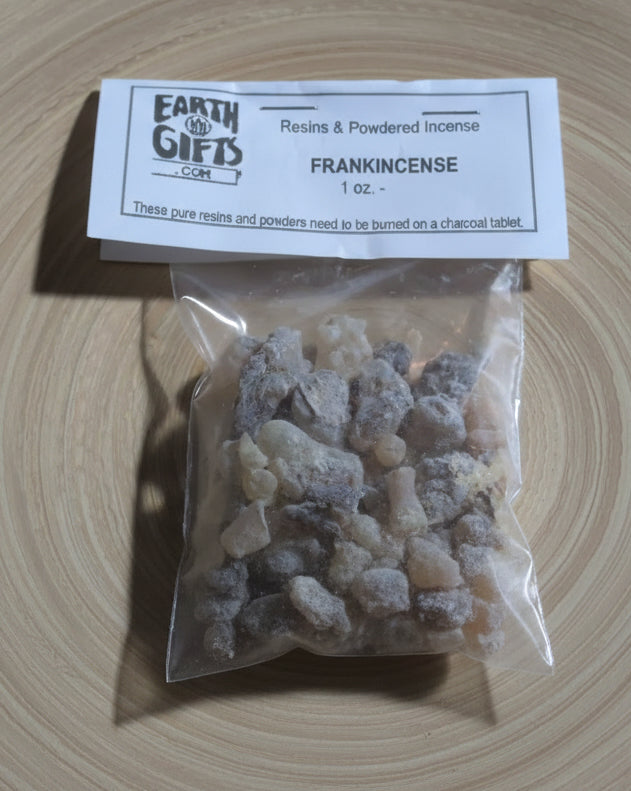 Earth Gifts Resins & Powdered Incense Frankincense Resin