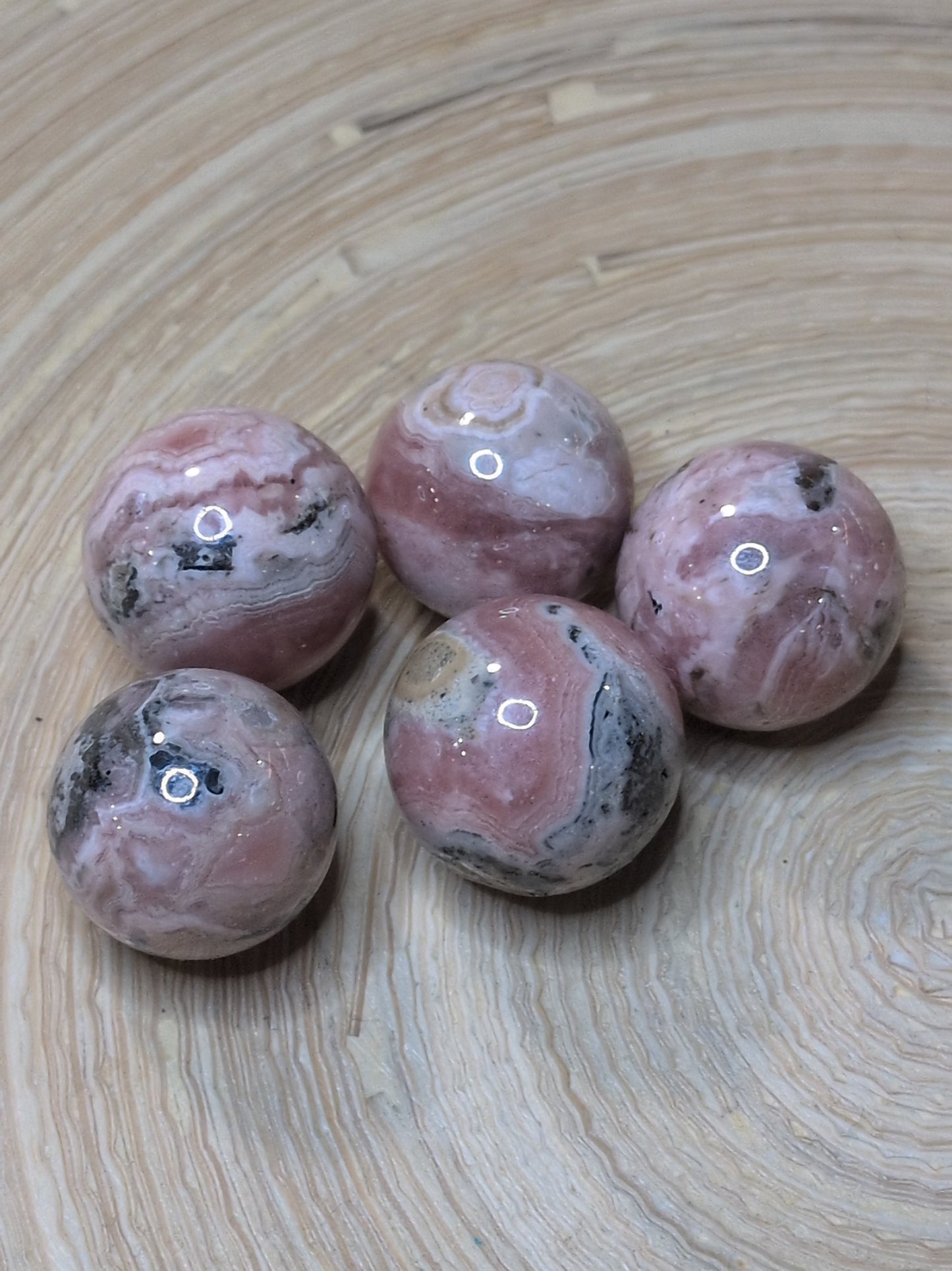 16mm Rhodochrosite sphere
