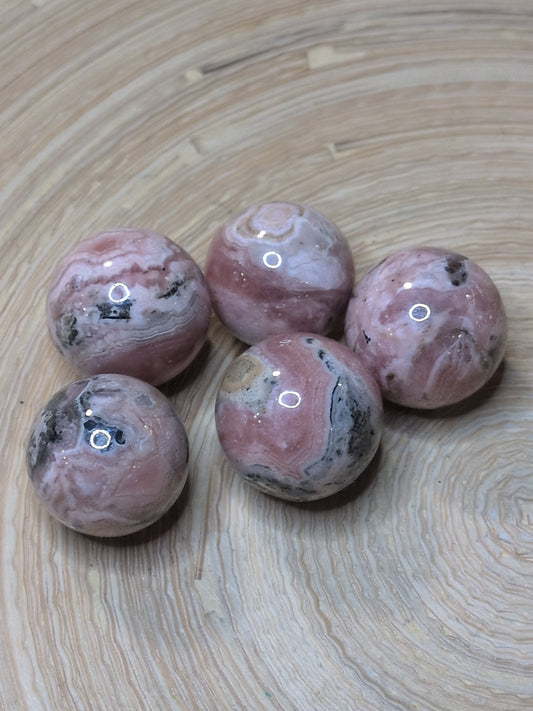 16mm Rhodochrosite sphere