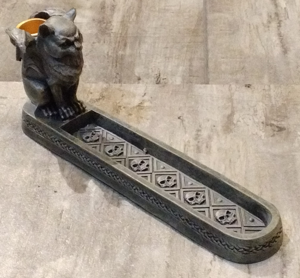 Winged Cat's Incense burner
