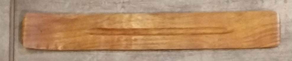 Wooden flat Incense burner