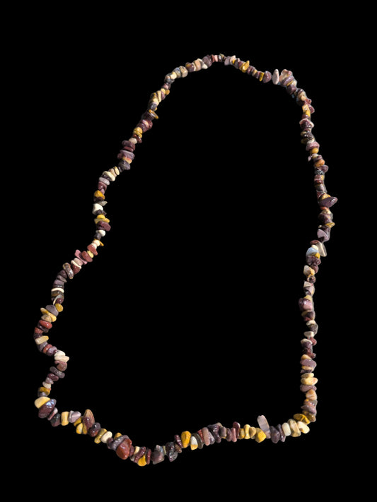 Gemstone Chips Necklace- Mookaite