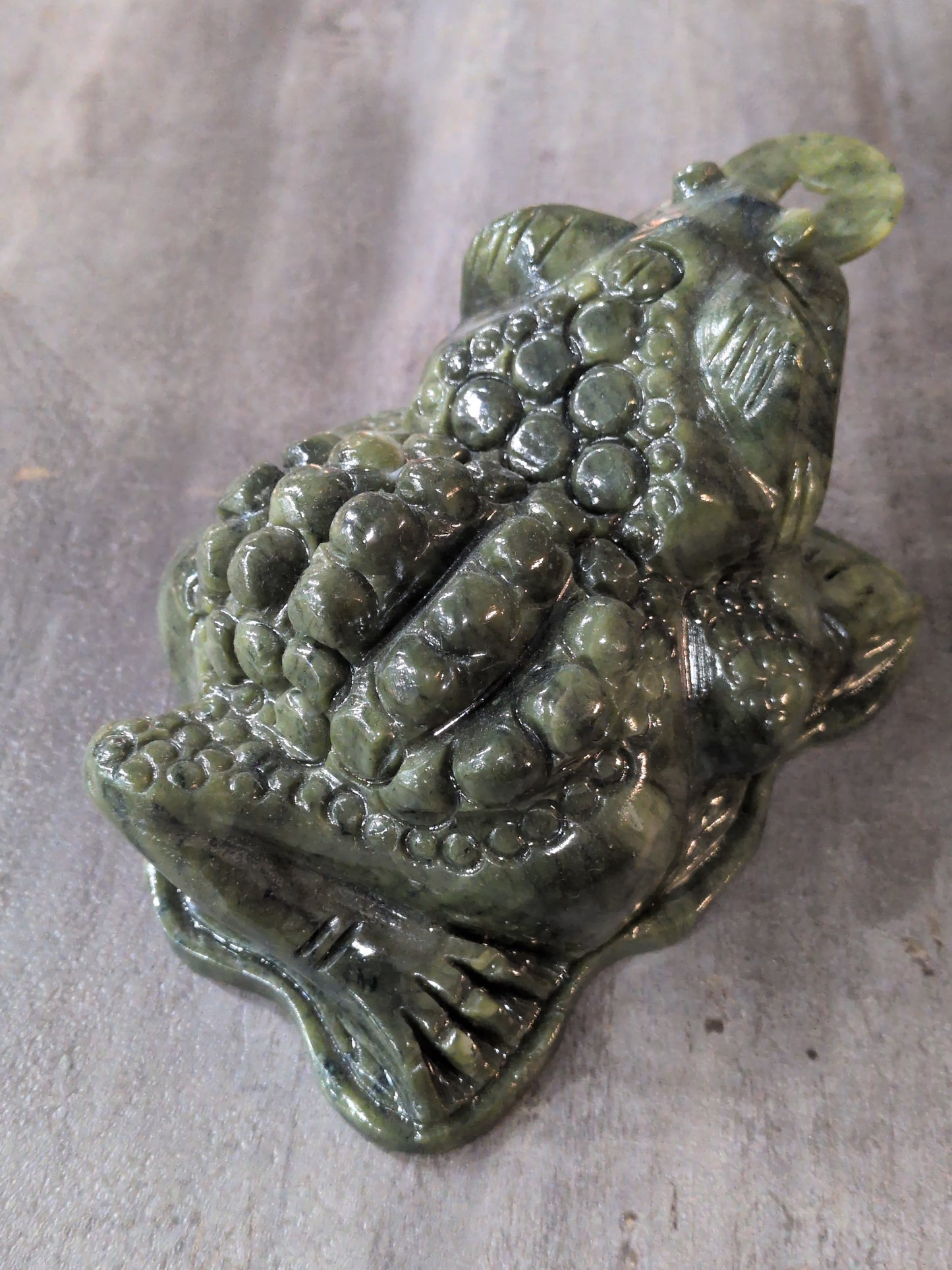 Green Jade Money Frog