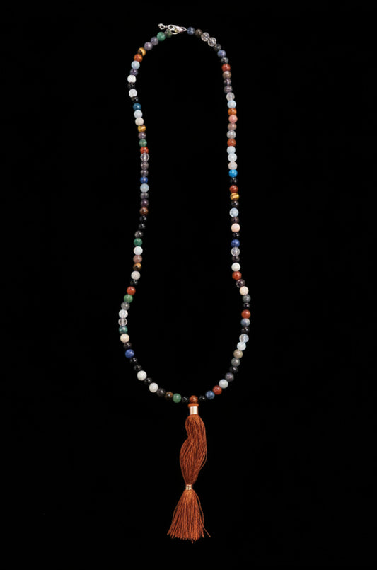 Mixed Gemstone Mala