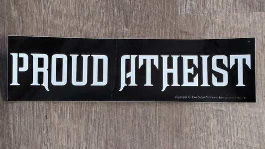 Proud Atheist Bumper Sticker