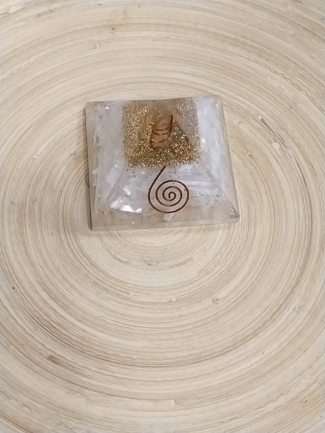 Pink & Gold Secret Spiral Pyramid