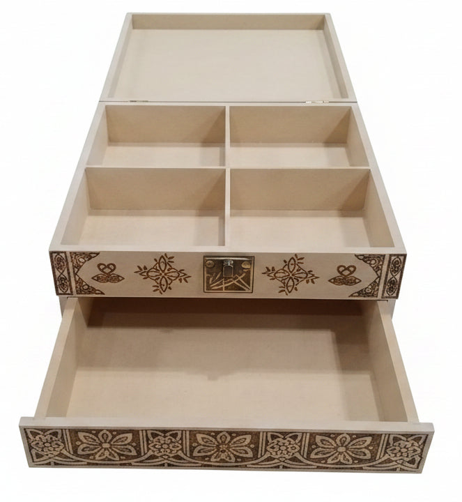 Wooden Box Printed Tree of Life (square)