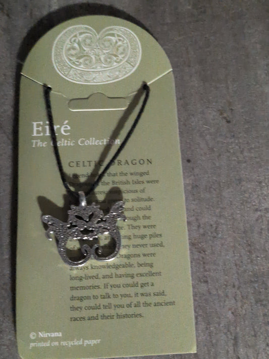 Eiré Celtic Collection Celtic Dragons Pewter Pendant