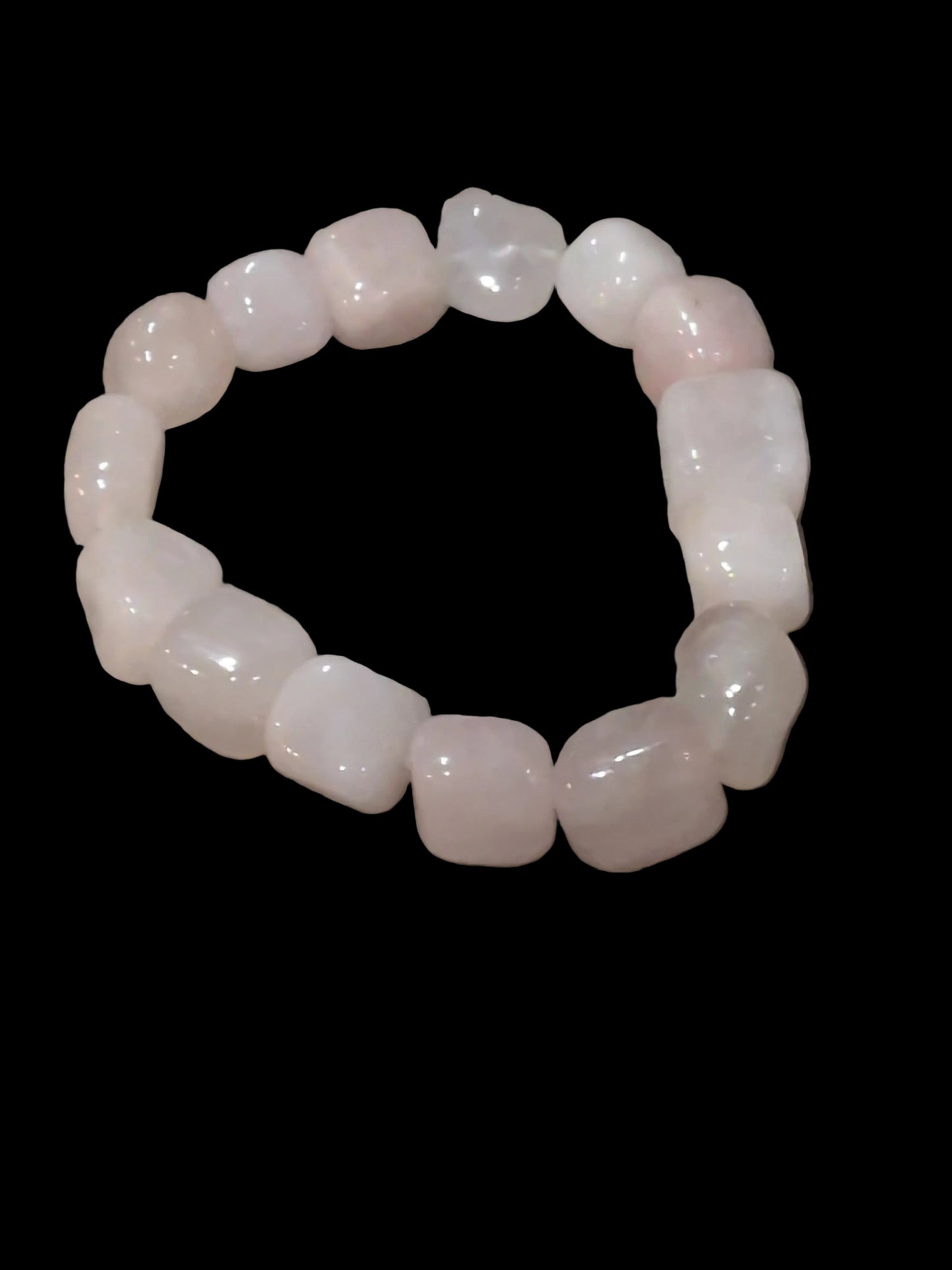 Rose Quartz Nugget Bracelet