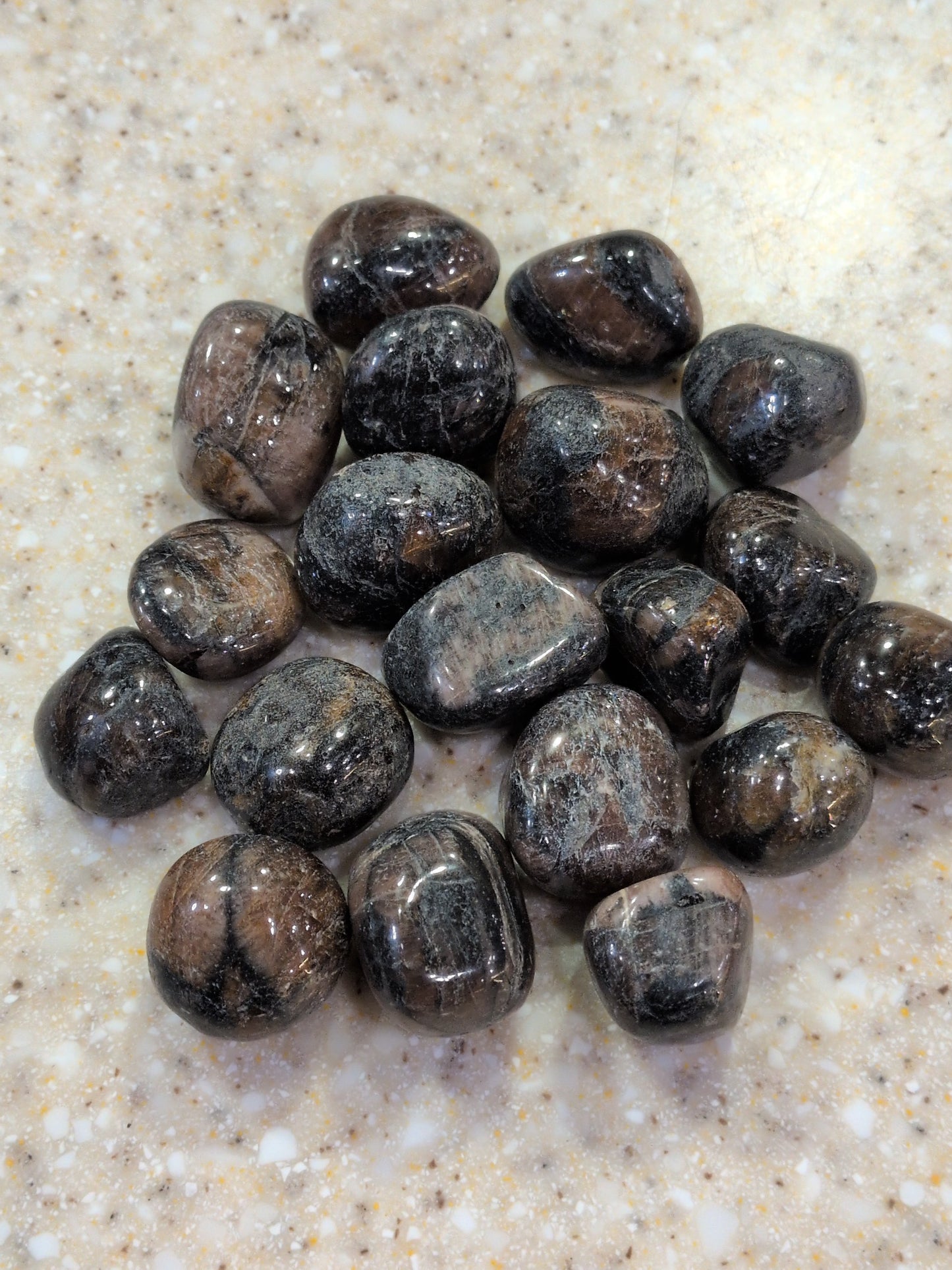 Chiastolite Tumbled stone