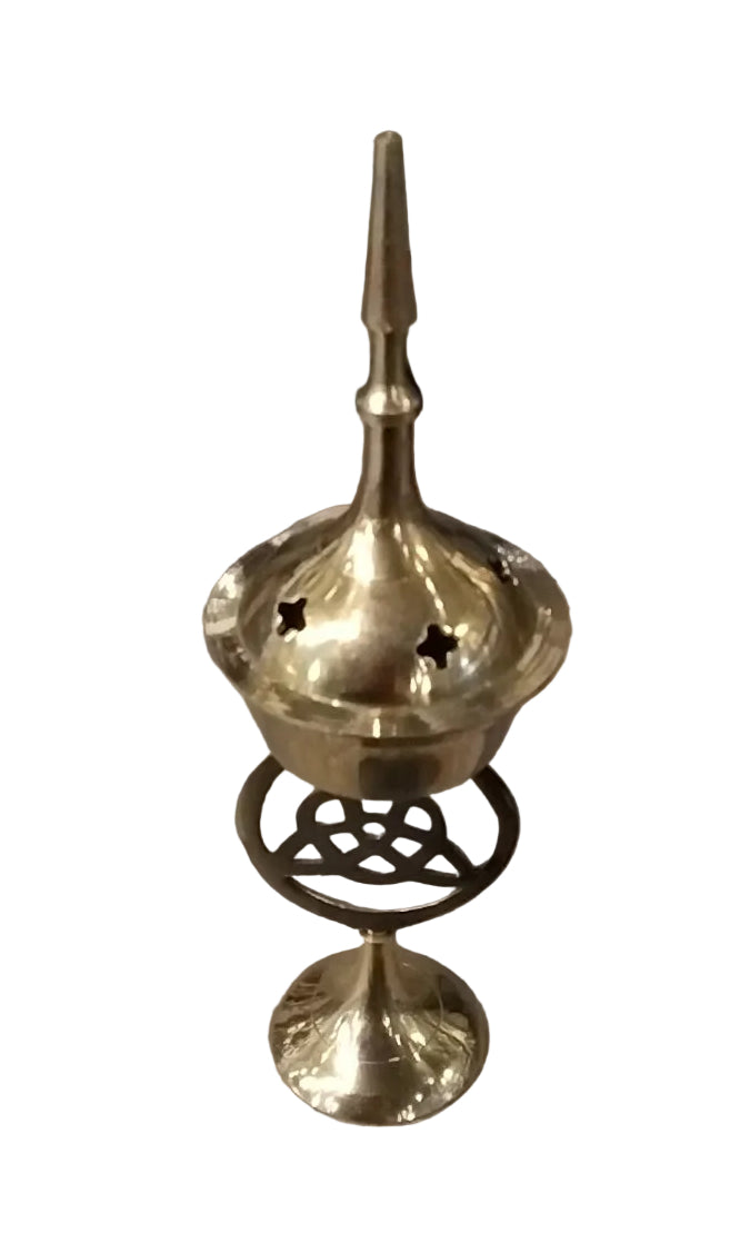 Symbolic Brass Incense Burner